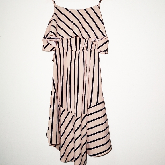 NWT Charlotte Russe striped high-low dress - Picture 3 of 4